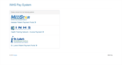 Desktop Screenshot of payment.inhs.org
